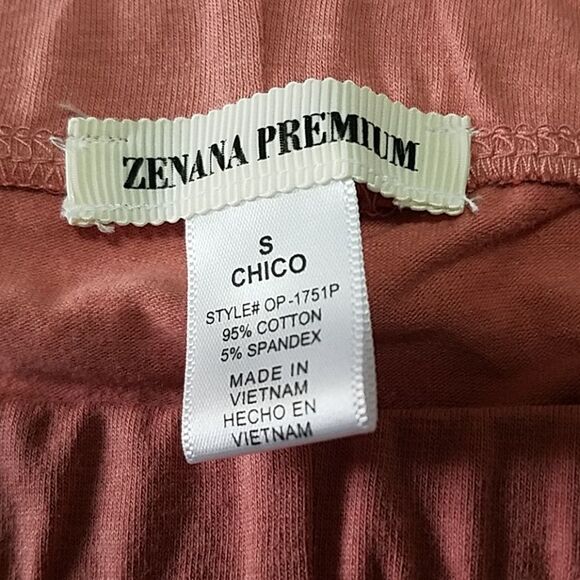 Zenana Premium Dark Pink Leggings (S & L) - Picture 2 of 2